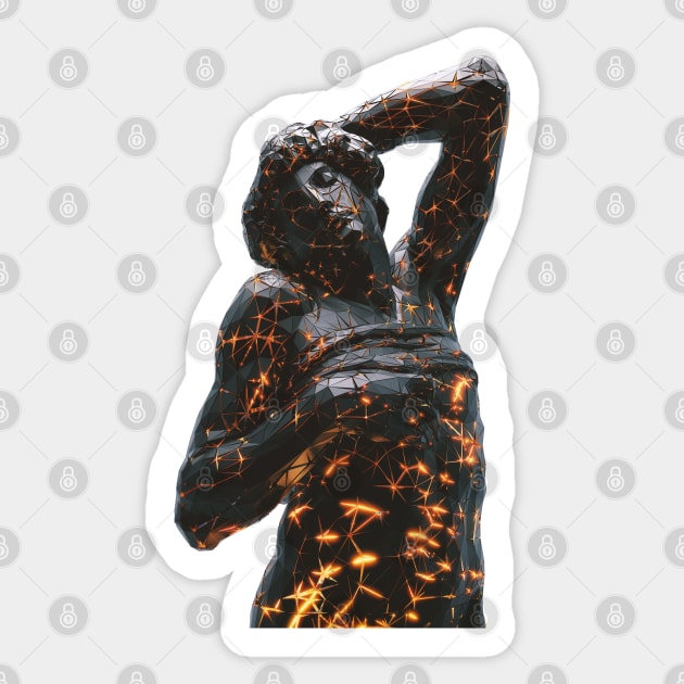 SLAVE SCULPTURE Sticker by gigigvaliaart